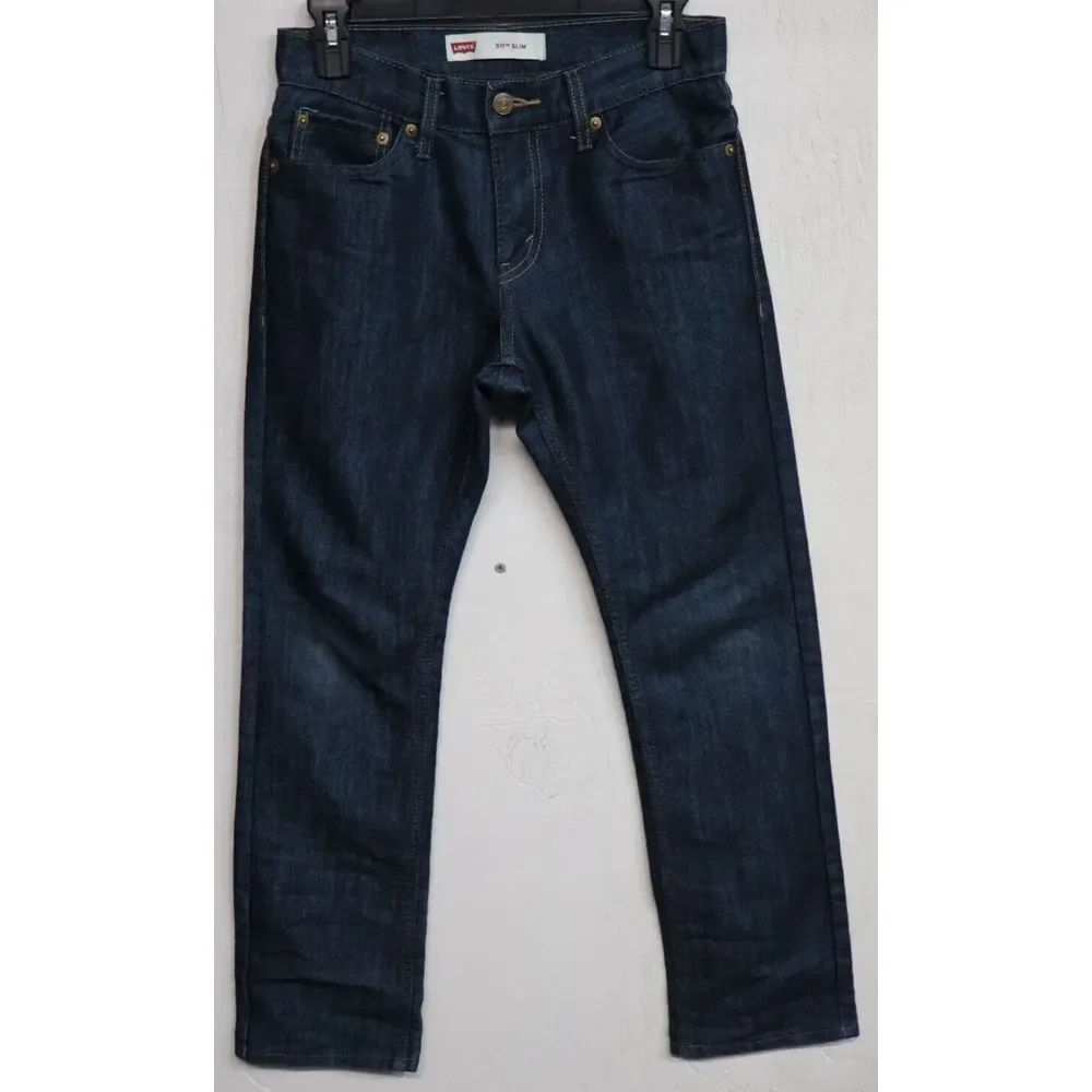Levis 511 Blue Jeans Cotton Straight Leg Size Mens  27x27 Boys 14 reg. Slim Fit‎